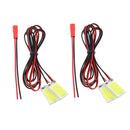 2x LED Flash Light Strobe Lights for RC Drone Car Boat Plane Models DIY