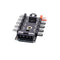 4 Pin PWM Fan HUB Splitter Chassis Four Cooler Fan Temperature Controller Board