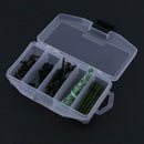 15x9x3cm 5 Compartments Transparent Visible Fishing Lure Tackle Box