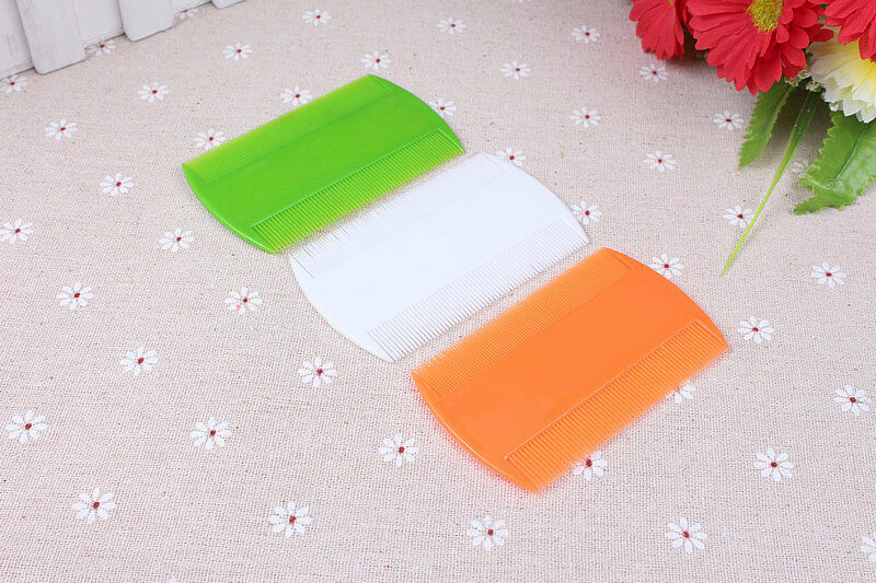 3PCS Double Sided  Durable For Head Lice Detection Comb Pet Dog Flea