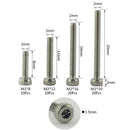 480pcs Hex Socket Head Cap Screws Nut Kit Set M2 M3 M4 Stainless Steel For