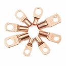 140PCS Copper Wire Ring Terminal Lug SC Battery Welding Bare Connectors Set T1C4