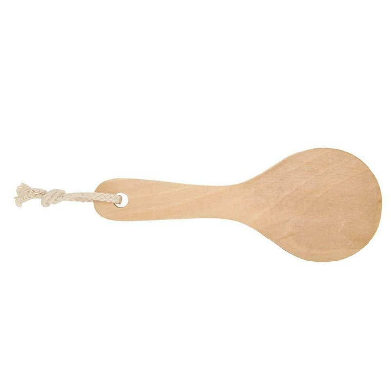 Soft Natural Bristle Wood Oval Body Bath Brush SPA Shower Massage Scrubber A