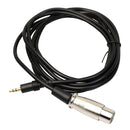 3.5mm TRS Auxiliary AUX Headphone Audio Jack Plug to XLR Adapter Cable 10FT