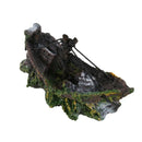 Boat ornament in fish tank Fishing decoration 100% Safety tank decoration