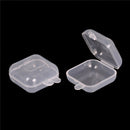10Pcs Mini Clear Plastic Small Box Jewelry Earplugs Container Storage Tool M&O