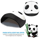 36W Cute Panda UV LED Nail Lamp Dryer 3 Timers Manicure Gel Polish Drying Light