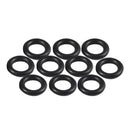 10 pieces black rubber flexible O ring oil seal Sealing 8.6 x 5 x 1.8mm T1M1