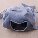 Portable Small Animal Carrier Travel Warm Bag Pet Hamster Guinea Pig Pouch Bed