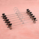 Clothes Clip Anti-slip Hangers Chrome Coat Trouser Clamp Skirt Towel Hanger New