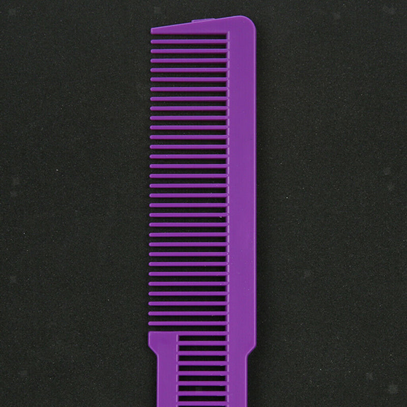 4Pcs Professional 8" Barber's Flat Top Clipper Cutting Combs Hairdressing