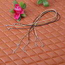 5 Color 100pcs 2mm Round Leather Cord Necklace Lobster Clasp