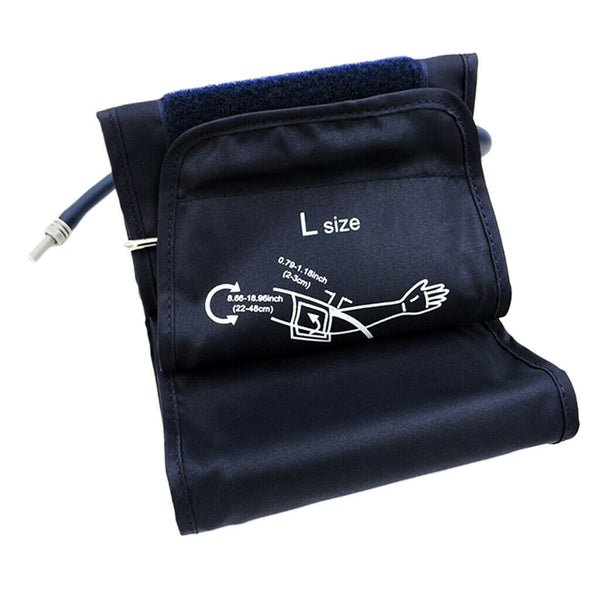 22-48cm Adjustable Extra-Large Arm Digital Blood Pressure Cuff Dark Blue
