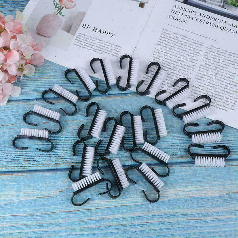 10x Nail Clean Brush Finger Care Dust Clean nail art brush Black I5Q2 t Man Q8Q5