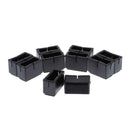 10x Rectangle Furniture Leg Covers Table Feet Inserts Bung Floor Protection