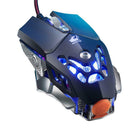 V9 6 Keys USB Wired 2400DPI Adjustable Mice Macro Definition RGB Gaming Mouse