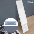 2 Pairs Wall-mounted Cable Patch Panel Holders Hanging Socket Organizer Hold`