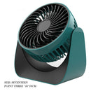 Student Dormitory Office Desktop Fan 3 Gears Adjustable Cooling Fan (Blue) A