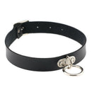Classic Gothic Punk Choker Collar Necklace Pendant Leather Chain Neck Ring  C3P8