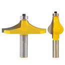 2pcs 1/2" Shank Handrail Router Bit Standard/Flute Woodworking Line Cutter