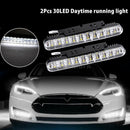 2X30 LED Daytime Running Light DRL Turn Signal Fog Light Indicator White Amber Z