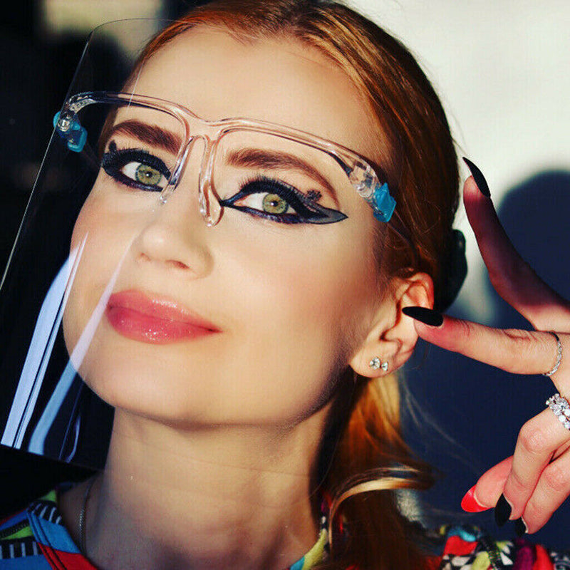 8x Elastic Full Face Shield Goggles Face Cover Visor Hat No Fog Wind Dustproof