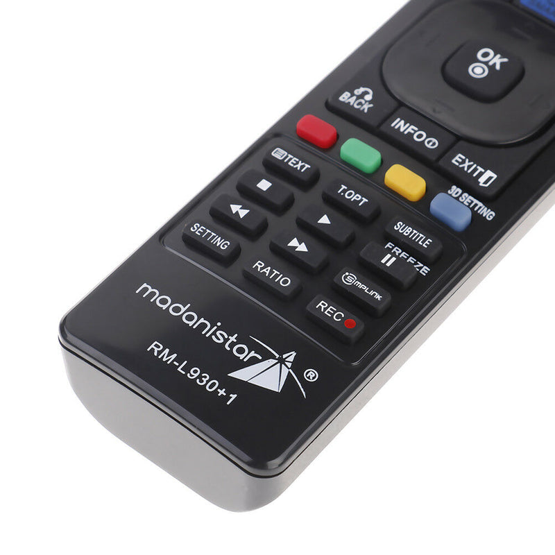 Universal TV Remote Control for LG RM-L930+1 TV LCD LED HDTV Smart NK3c