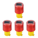 4x Solar Security Alarm Strobe Signal Safety Warning Flashing LED Red Lights