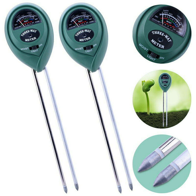 3-in-1 Soil Moisture Meter, Light and PH acidity Tester Plant Tester Indoor Q8A3