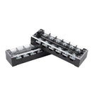 2 Pcs 45A Plastic Housing 6 Position Wire Connector Barrier Terminal Blocks F7J1