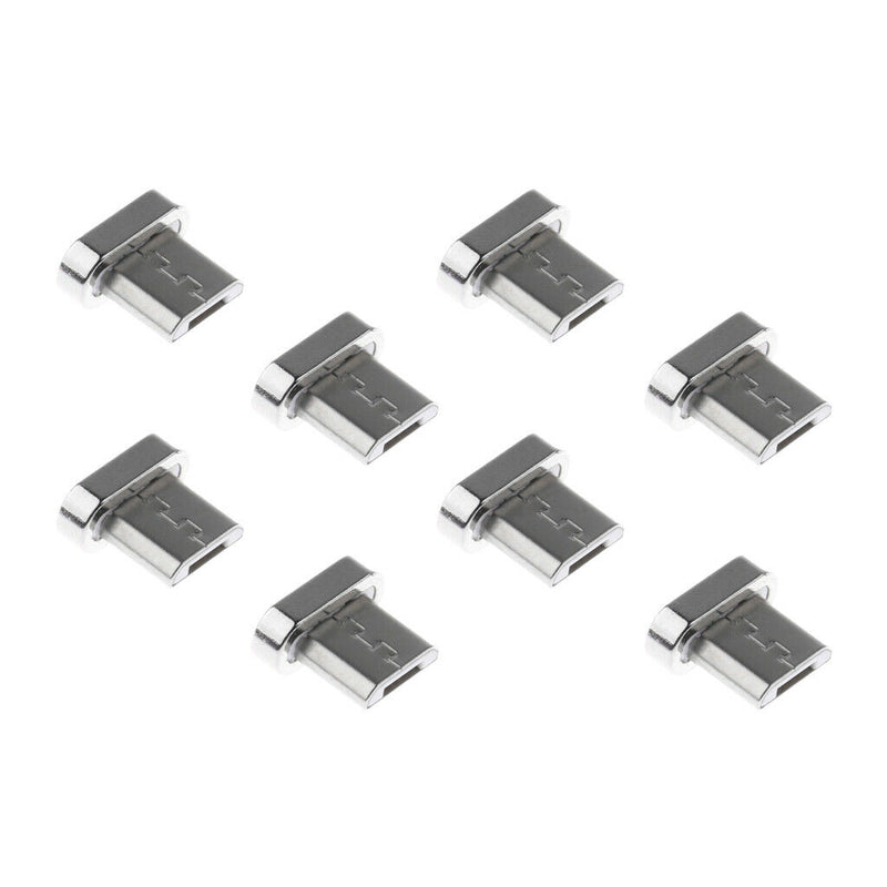 8Pack  Tip Micro USB Connector For Magnet Cable Data Sync & Charge