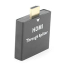 1 in 2 out 1080P HDMI Splitter for Monitor Projector Male to Female Adapter
