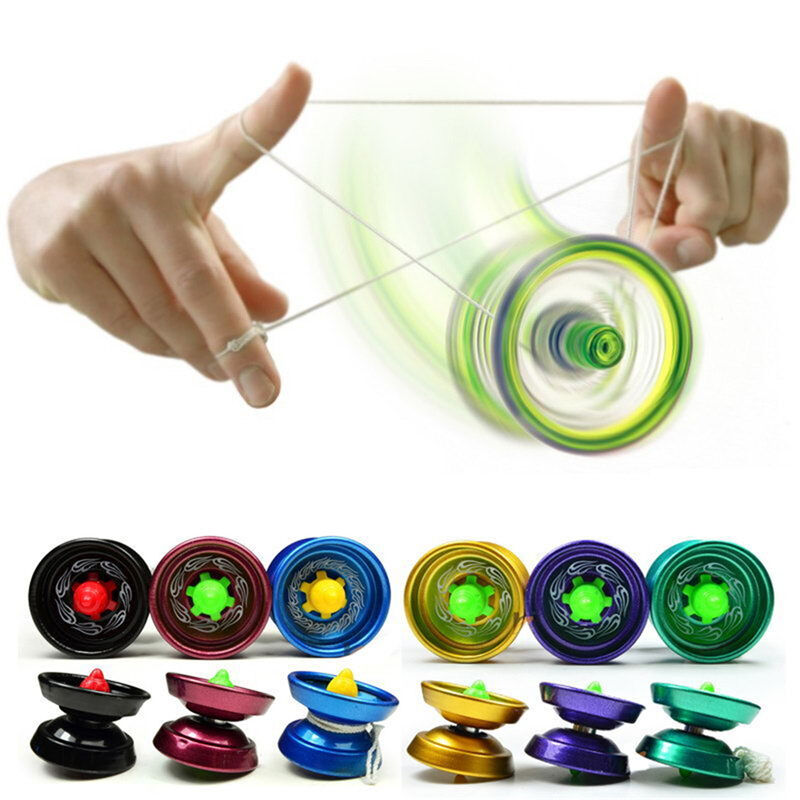 Cool Aluminum Design Professional YoYo Ball`Bearing String Trick Alloy Kid BX
