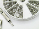 M1.4 Pan head Machine screws with nuts Assortment Kit 600 pcs And a screwdriver