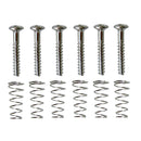 12 Pieces Electric Guitar Single Coil Humbucker Pickup Springs Screws