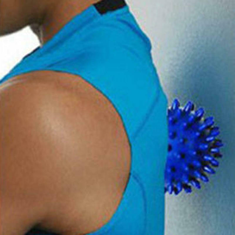 6Pcs Spiky Ball Massage Trigger Point Hand Exercise Pain Stress Relief 6 C IFE
