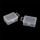 2pcs Small Plastic Storage Box Clear Multipurpose Parts Product Case 5.2*4*SP