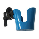 Rotatable Drink Cup Holder Antislip for Wheelchair Walker Bike Rollator Blue