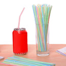 1000Pcs Disposable Flexible Straws Plastic Drinking Supplies M5I9