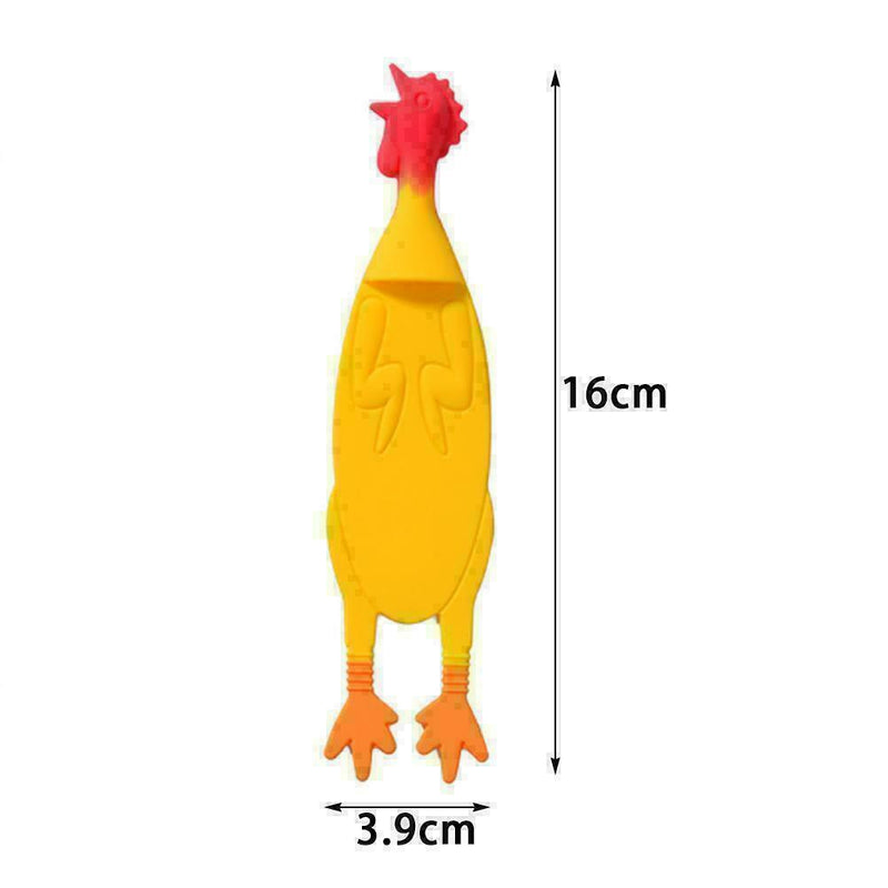Personalized Silicone Screaming bookmark Chicken Gift Pack Cute Funny L8S9 S3N5