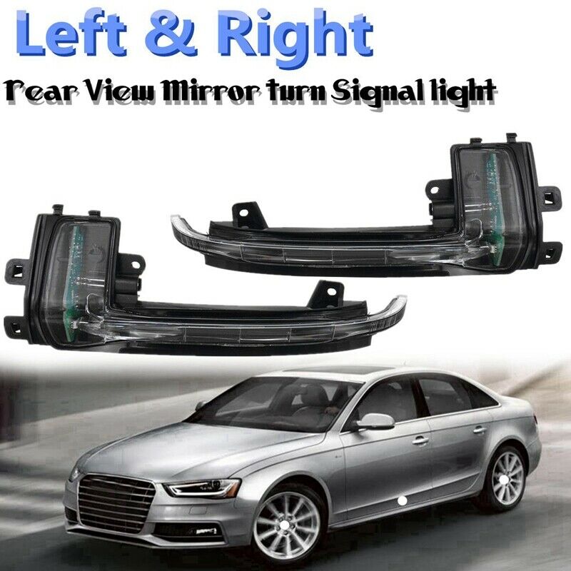 Car Rearview Mirror Turn Signal Indicator Light For-Audi A4 A5 8K B8 A3 S5  K3D8
