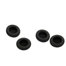 4Pieces Black Replacements Ear Cushion Earpiece Earpads Pillow Cover Protection