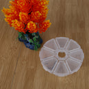 8 Compartments Mini Portable Round Fishing Lure Tackle Medicine Storage Box A