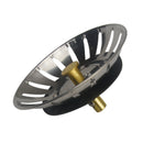 Stainless Steel Kitchen Sink Strainer Waste Plug Food Filter Rubber Plug