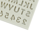 Letter Numbers Silicone Mold Fondant Mould Embossed Cake Decor Jewelry Tool FT
