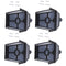 4 Pcs Solar Powered Outdoor Garden Fence Wall Light LED Outdoor Garden Lamp