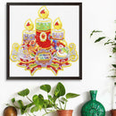 5D DIY Special Shaped Diamond Painting Christmas Candle Cross Stitch Kits