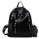 Women Backpack Fashion Casual PU Leather Ladies Teenager Girl School Bags