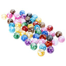 50x Acrylic Round Hair Beads Braids Diy Dreadlock Beads Hair Extension Jewelr 3C