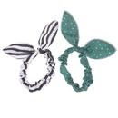 10Pcs Mixed Rabbit Ear Hair Tie Bands Japan Korean Style Ponytail Holder Gift,a